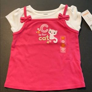 Gymboree cat top 3T
